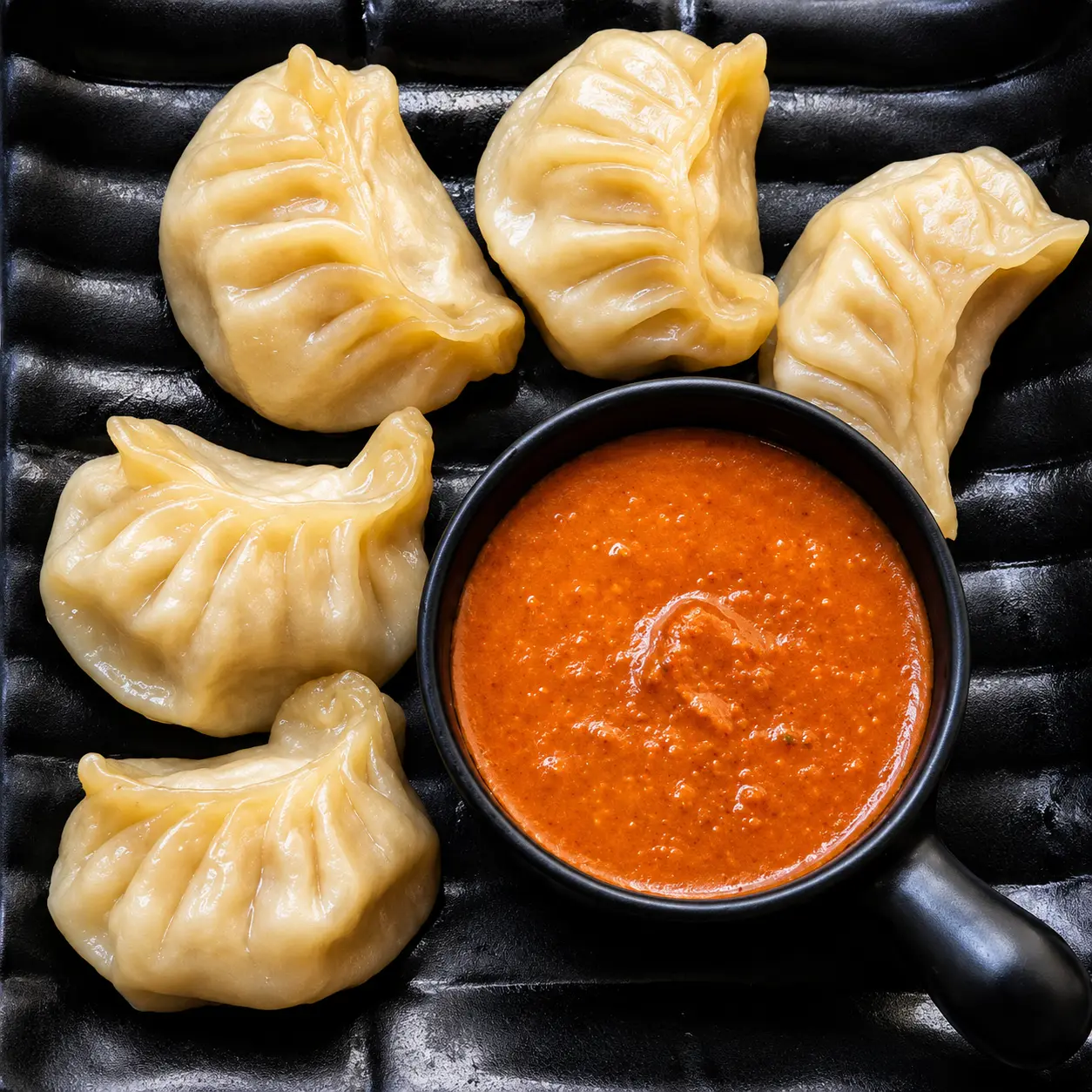 Chicken Momos at The Biryani Room, Calgary's Hybrid Biryani restaurant on Memorial Drive NE